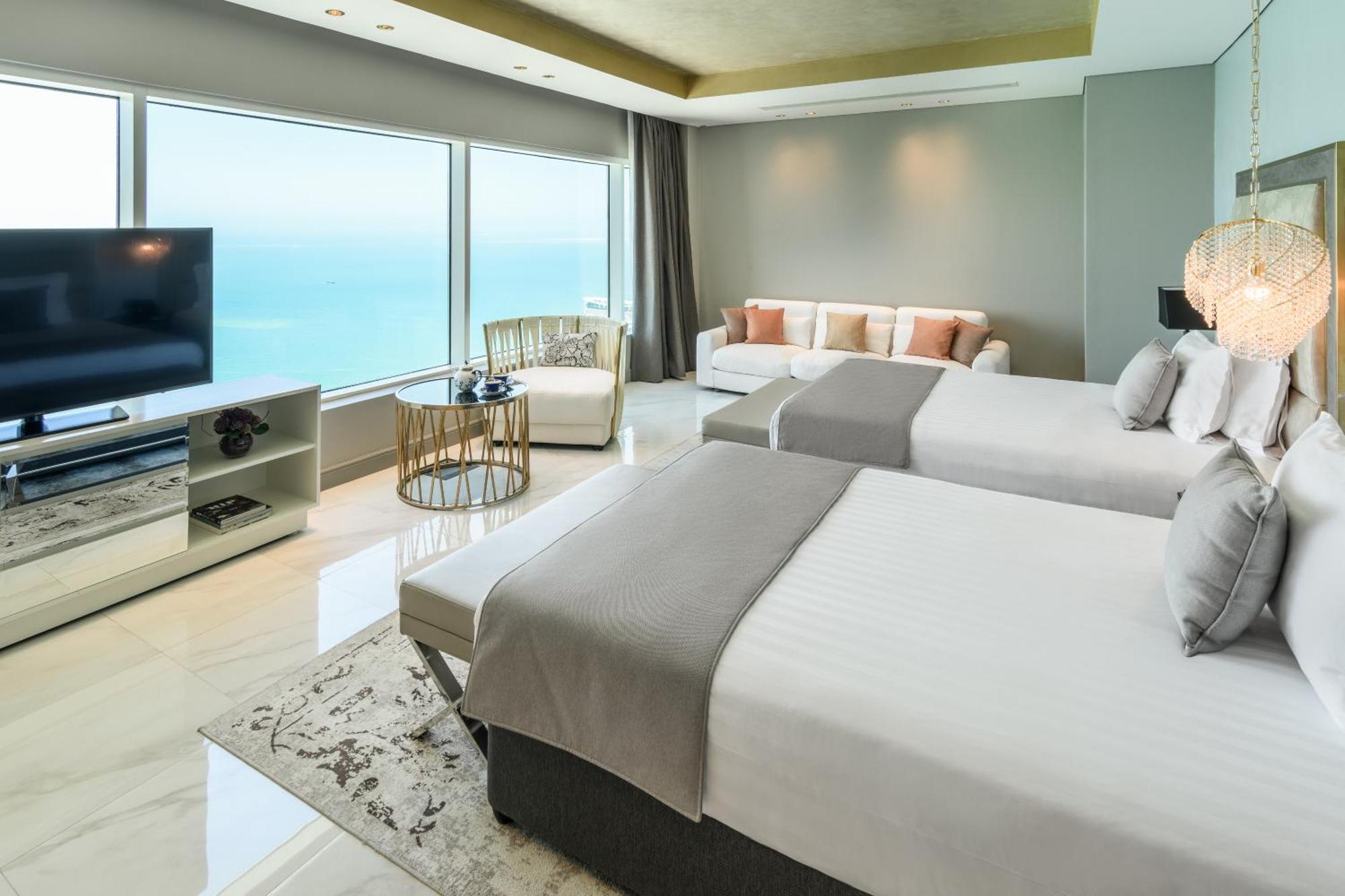 Centara West Bay Hotel & Residences ドーハ エクステリア 写真 Deluxe Ocean View Room